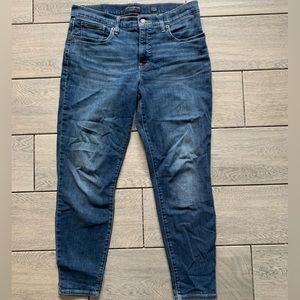 Womens Lucky ankle skinny jeans